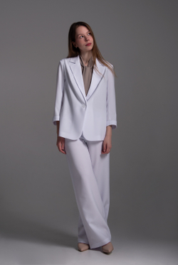 Жакет женский 3881зпб, белый #513Бел043881зпб