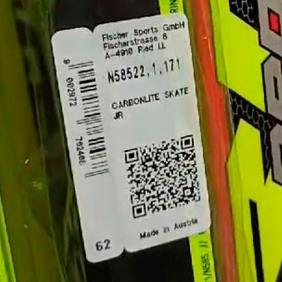 Беговые лыжи FISCHER Carbonlite Skate Hole JR IFP фото 5