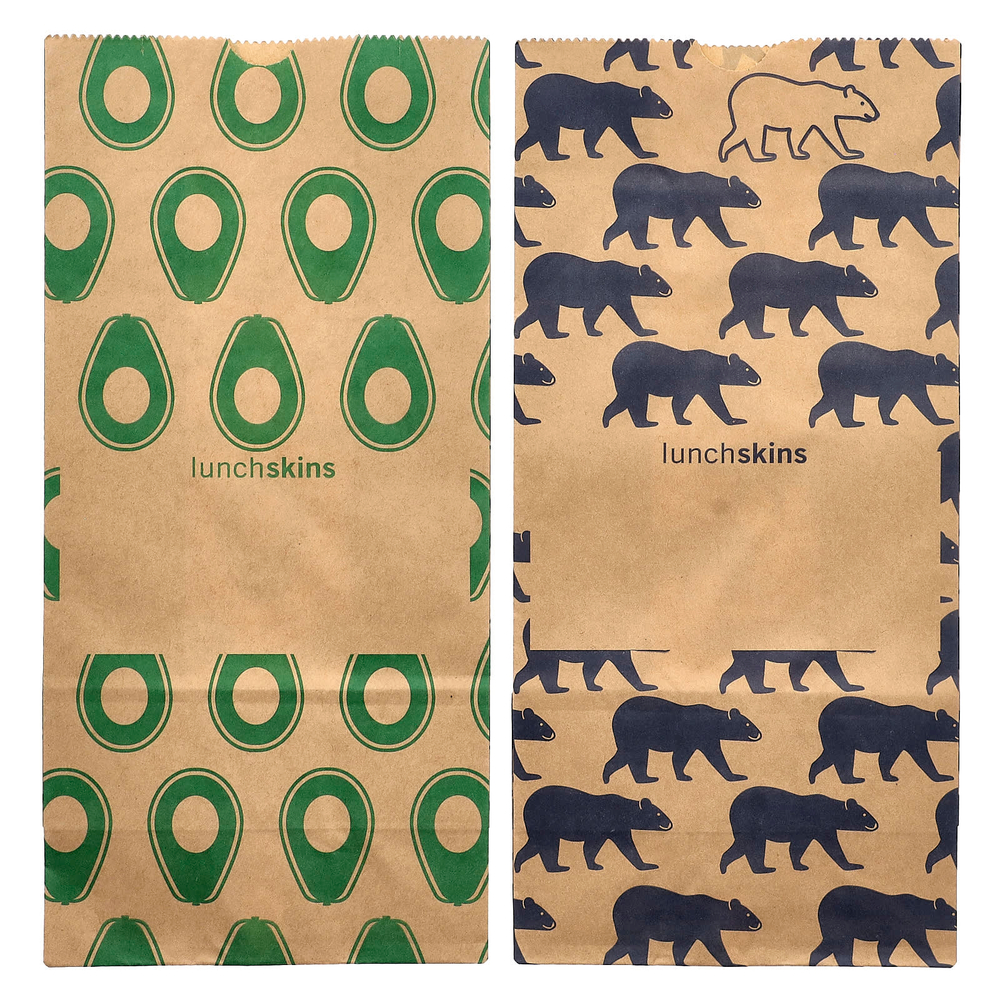 Lunchskins, Sac Up! перерабатываемые ланч-мешки, 50 пакетиков