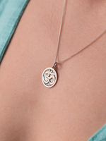 Подвеска ОМ с цепочкой, серебро