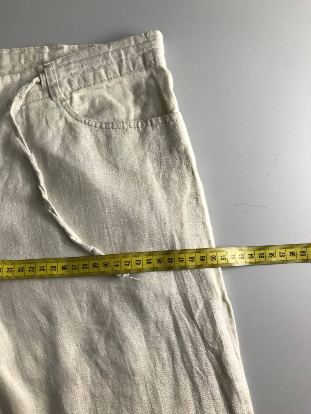 Брюки ShaleyDevice льняные, маркировка L, визуально на 50 размер