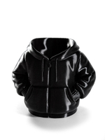 Подставка для карандашей "Худи", 13 см высота, 3D печать, черная