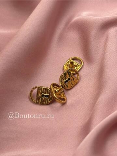 Шляпки под установочные кнопки Скиапар. замок золото