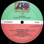AC/DC / Blow Up Your Video (LP)