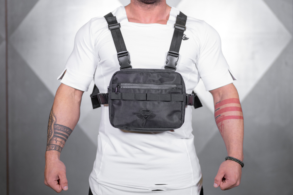 Сумка BODY ENGINEERS Tactical Front Bag Black