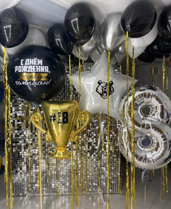 Воздушные шары для хоккея Лидер №3906