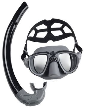 Набор маска+трубка+ласты в сумке C4 Carbon Storm