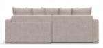 Диван Угловой Босс Тренд (Велюр Монолит латте)