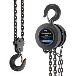 Лебедка механическая подвесная c фиксацией цепи натяжения, 2 т (длина цепи - 2,5м), в кейсе Forsage F-TRC9020S BIG