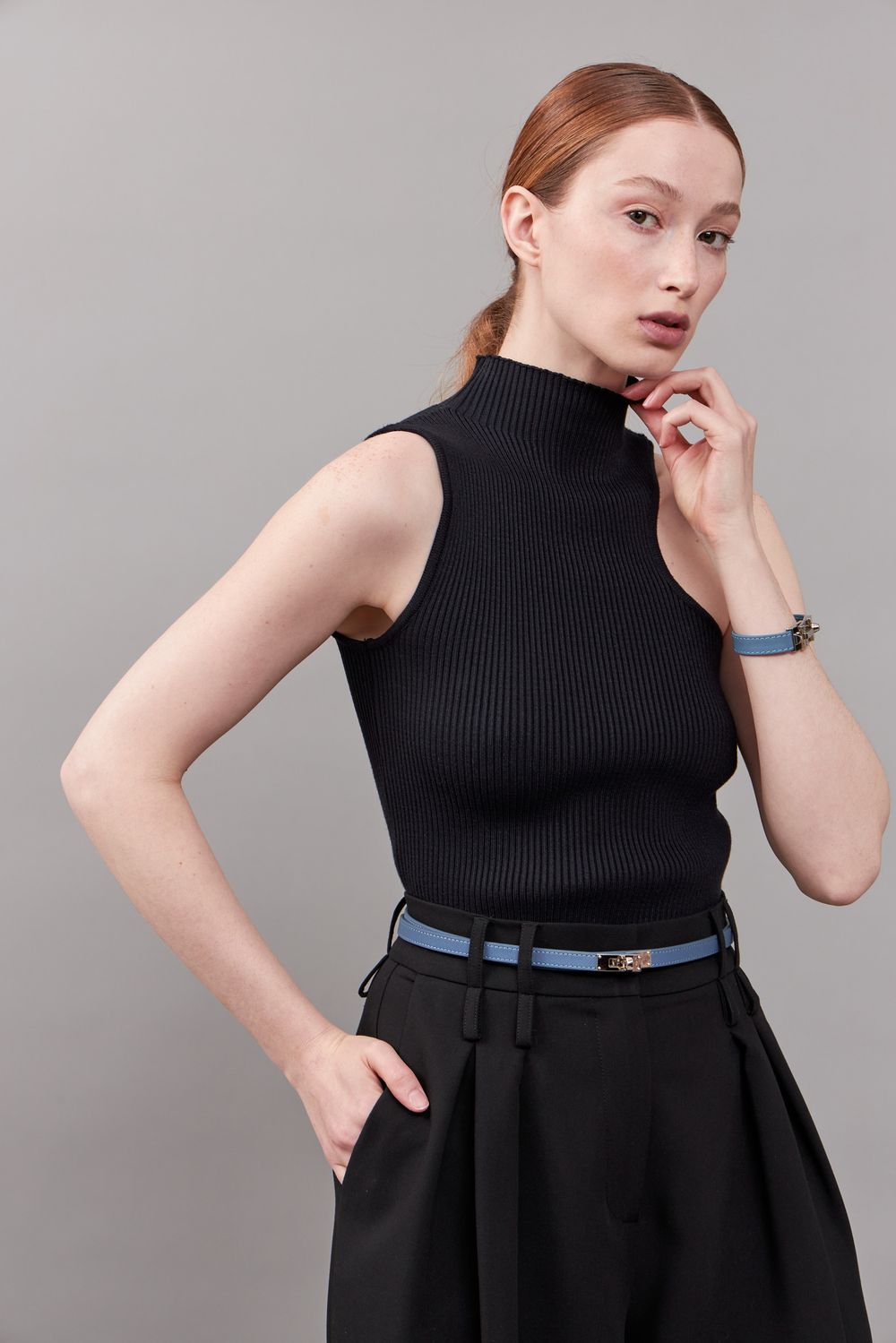 ТОНКИЙ РЕМЕНЬ В ДВА ОБОРОТА DENIM