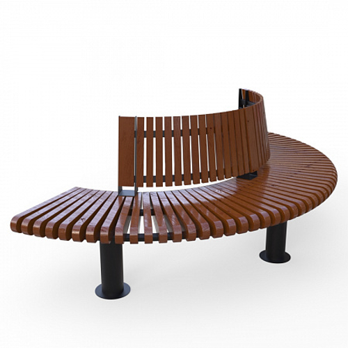 Скамейка Rail Road 01 внешний радиус