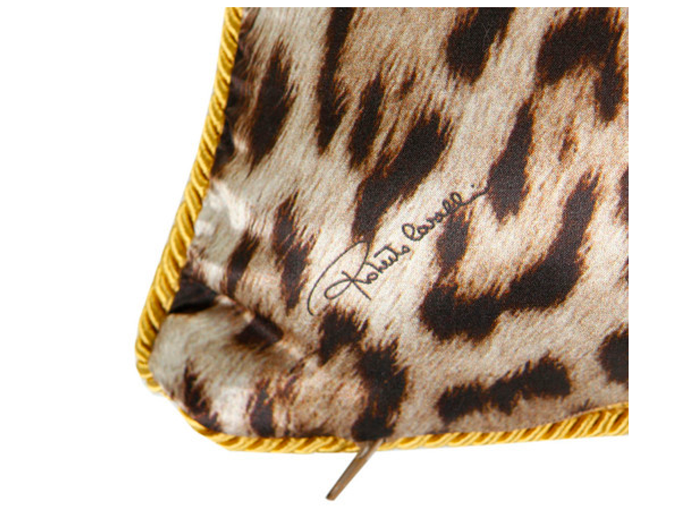 Подушка декоративная 48х48 Roberto Cavalli Venezia черная Италия фото