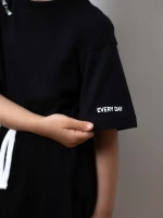 Платье в сад спортивное на завязках детское