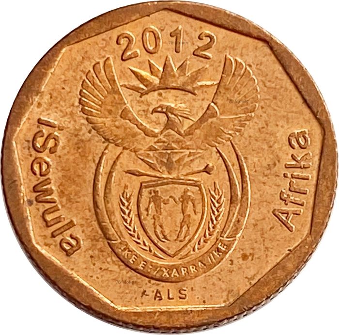 10 центов 2012 ЮАР XF