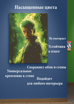 Картина на стену на металле от MetallSubArt "One Piece"