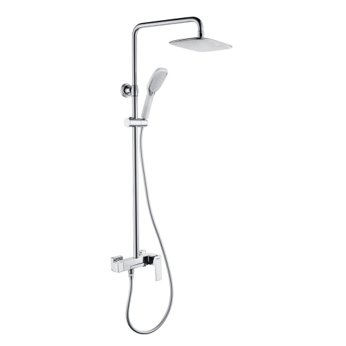 Душевая стойка Black&White Universe UK8500C 2 режима, серебристый хром