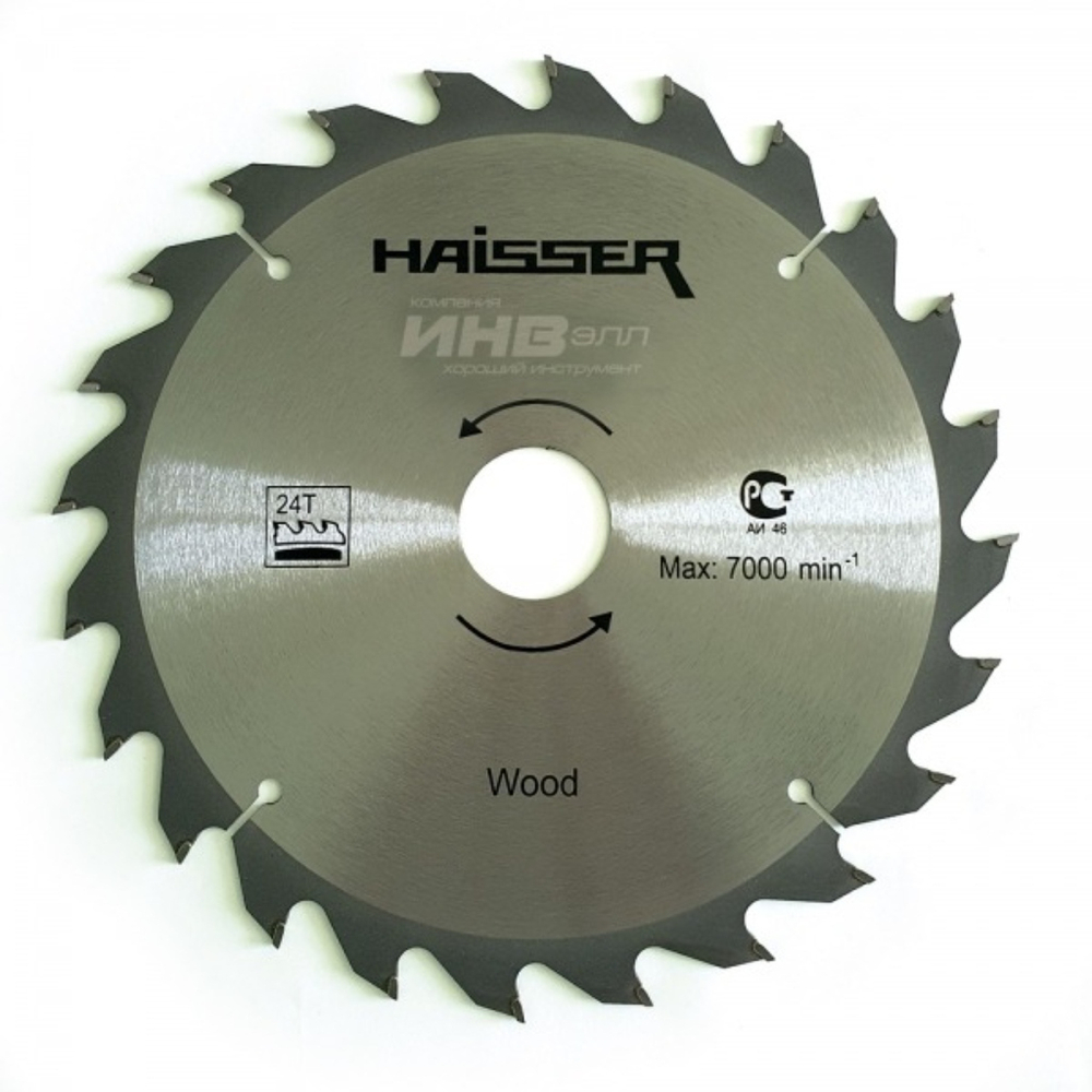 Диск пильный по дереву, Haisser, 250х32 мм, 40зуб, HS109015