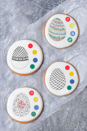 Пряник раскраска - 8см