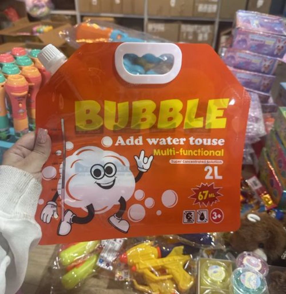 Раствор-концентрат для мыльных пузырей "Bubble"