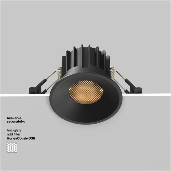 Встраиваемый светильник Раунд / Round 12 Вт 3000 К 50° Technical dl058-12w3k-b