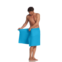 Полотенце для сауны Vossen 80x220 Vossen Rom Pique-U бирюзовое Австрия