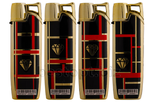 Зажигалка турбо Панда BS 01-1 25шт*40бл