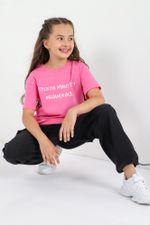 Фуфайка (футболка) для девочки Кэш-1 Виотекс РОЗОВЫЙ