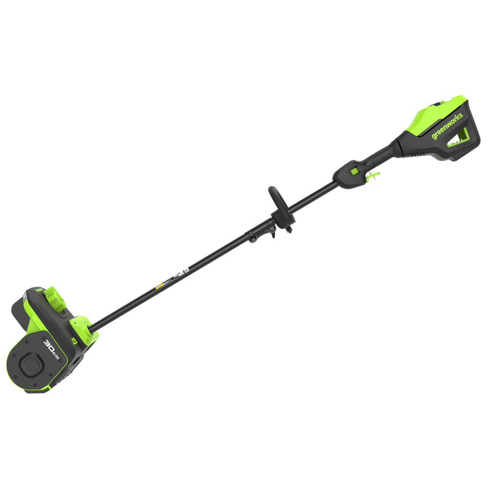 Аккумуляторная снегоуборочная лопата Greenworks GD60SS2  Арт. 2603207UG, 60V, 30 см, с регулируемым направлением выброса, бесщеточный, c 1хАКБ 5Ач и ЗУ