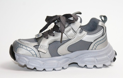 Кроссовки детские демисезонныее Пчёлка Доми арт. 8395-gray