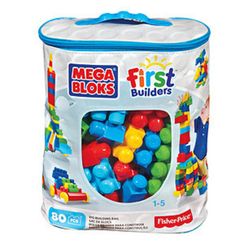 Mega Bloks Classic Big Building Bag - 80 Pieces