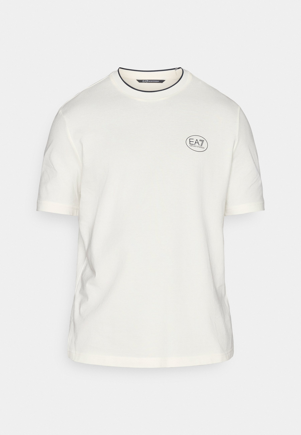 EA7 Emporio Armani TENNIS CLUB - Базовая футболка - сахарный напиток/молоко