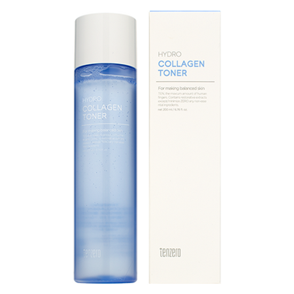 [TENZERO] Hydro Collagen Toner - Увлажняющий тонер с коллагеном, 200 мл