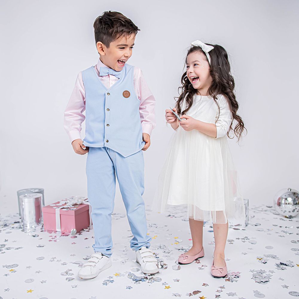 Чиносы из джинскота "Светлый деним"