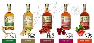 Настойка полусладкая Старый Доктор №3, №5