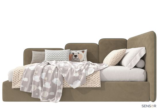 Кровать угловая Флит Дизайн Проект №5