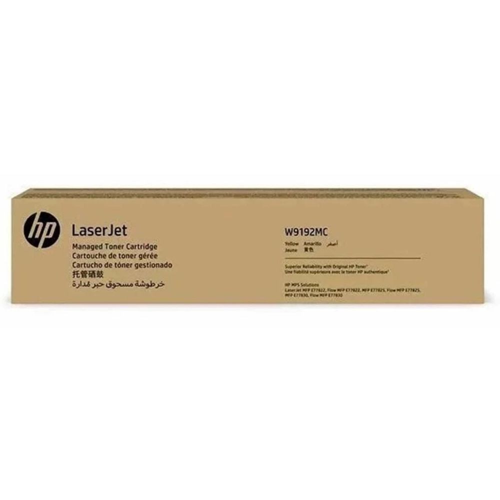 Тонер-картридж HP MPS, HP W9192MC для Color LaserJet Managed MFP E77822/E77825/E77830, желтый (28K)