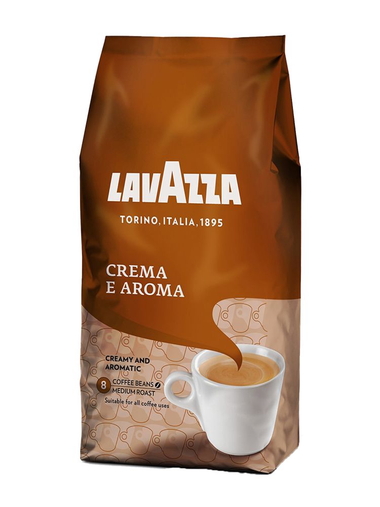 Кофе в зернах Lavazza Crema e Aroma, 1 кг, 2 шт