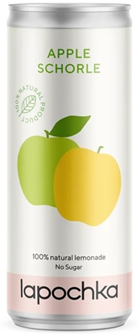 Лимонад "Яблочный шорли" Lapochka Apple Shorle 0.33 л