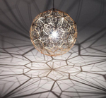 Подвесной дизайнерский светильник  Etch Web by Tom Dixon (бронзовый)