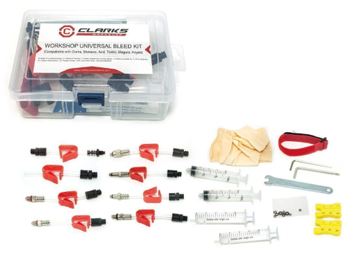 Тормозной набор для прокачки диск. гидр. Тормозной универсальн (SHIMANO,TEKTRO, AVID, HAYES, FORMULA, HOPE и др) UNI-BLEED CLARKS