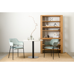 Стул Berg Viva серо-зеленый велюр