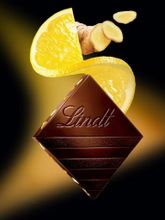 Тёмный шоколад Lindt с лимоном имбирем 100 г x 4 шт