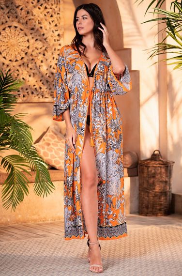 Длинная туника - халат MIA-Amore MADAGASCAR МАДАГАСКАР 1799