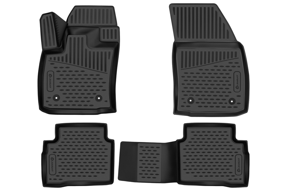 Коврики в салон для GEELY Tugella 2021- Кроссовер, 4шт. (полиуретан) ELEMENT3DAN0145210K