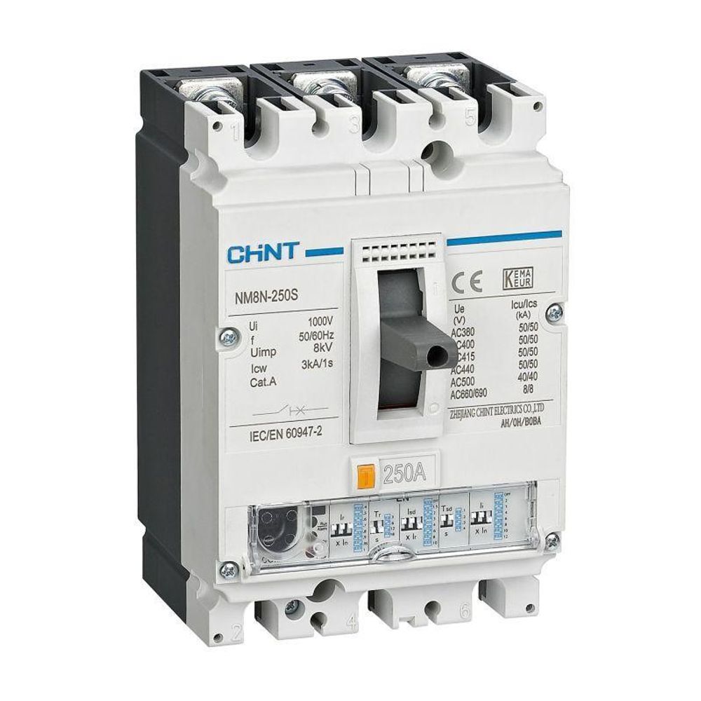 Выключатель автоматический защиты двигателя 3п 400А 70кА NM8N-630Q ENM (R) CHINT 269560