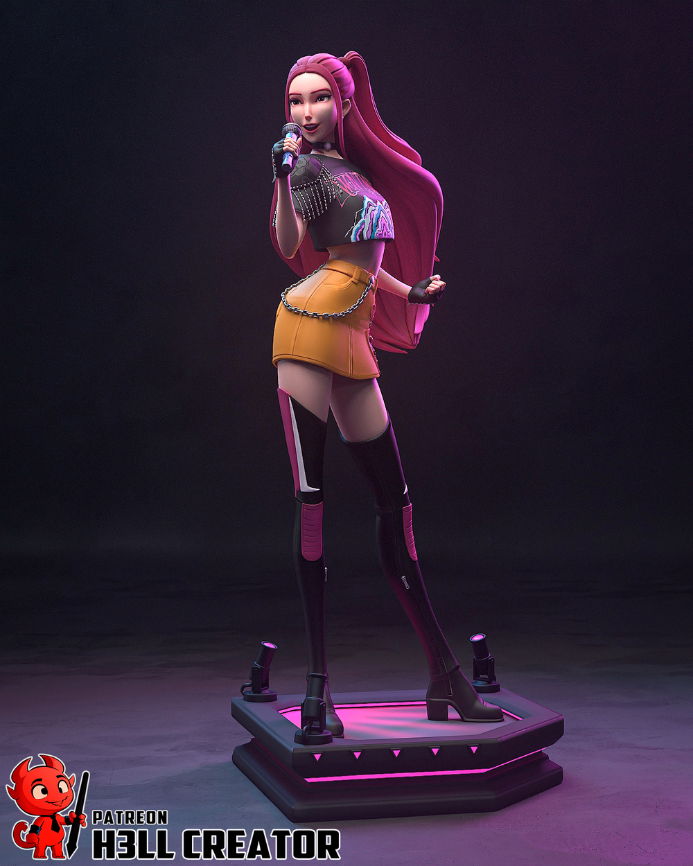 Фигурка Мира Кейпоп-охотницы на демонов KPop Demon Hunters