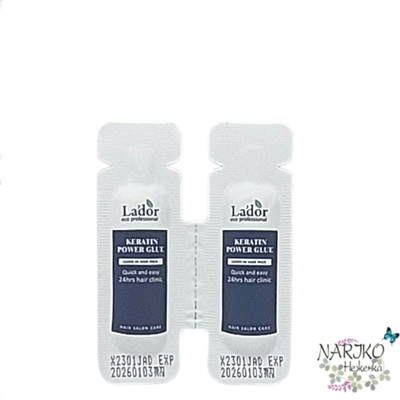 Сыворотка- клей для секущихся кончиков волос LA'DOR Keratin Power Glue, 1 гр.+1 гр.