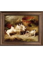 Картина интерьерная на холсте в раме 25*31 см