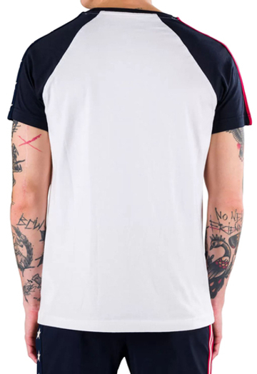 Мужская теннисная футболка Hydrogen USA Cotton Tee - белый