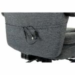 Кресло офисное CH-868MSG-BF, синхромеханизм, вибромодуль, подставка для ног, ткань, серое, 1998751